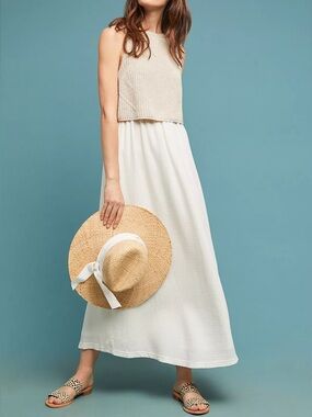 Moth by anthropologie Layered Sweater Maxi Dress